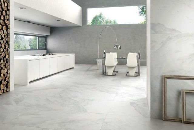 Mármol Travertino y otros tipos de Mármol de moda 4 marmol blanco carrara