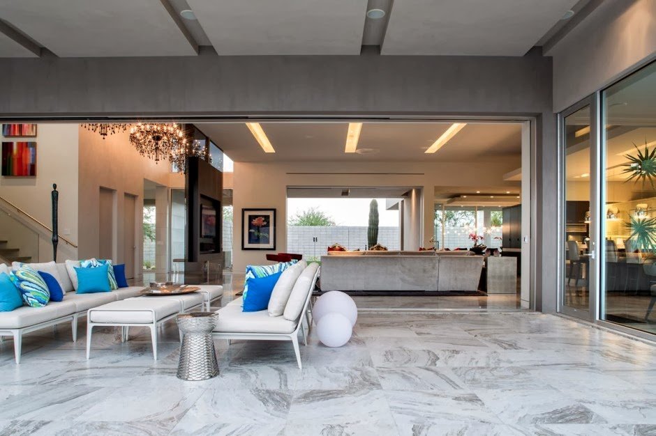 Los pisos de mármol como decoración y su mantenimiento 1 piso moderno de mármol